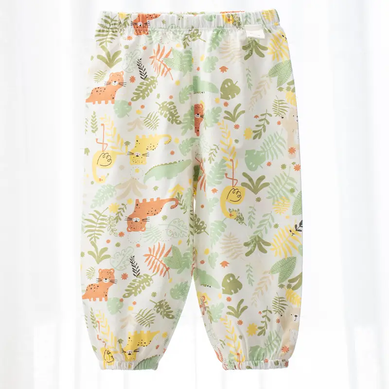 Baby Cotton Trousers Anti-Mosquito Summer Wear - Image 3