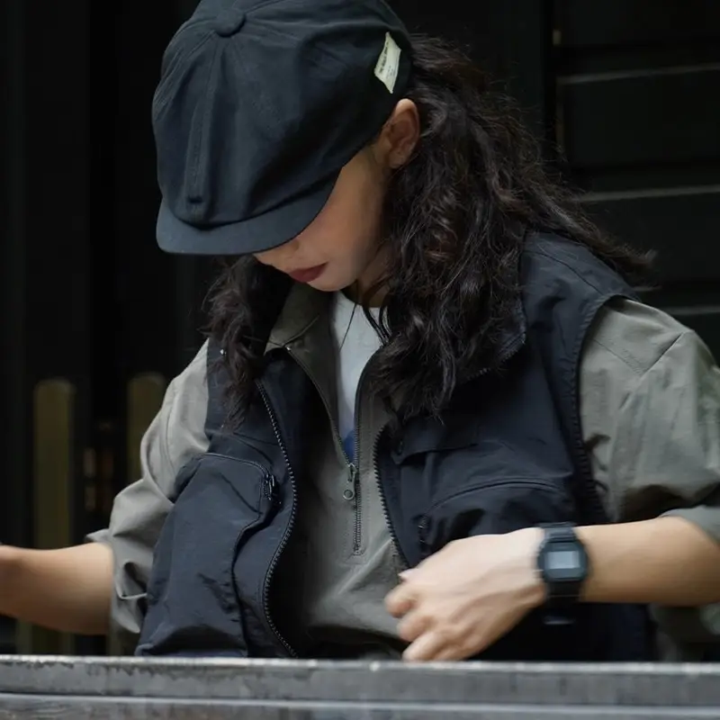 Vintage Coffee Beret Women Spring Summer Hat
