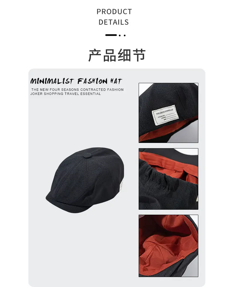 Vintage Coffee Beret Women Spring Summer Hat — feature 4