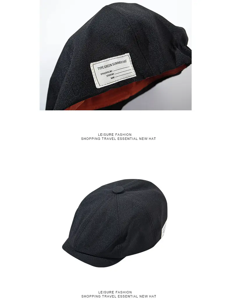 Vintage Coffee Beret Women Spring Summer Hat — feature 6