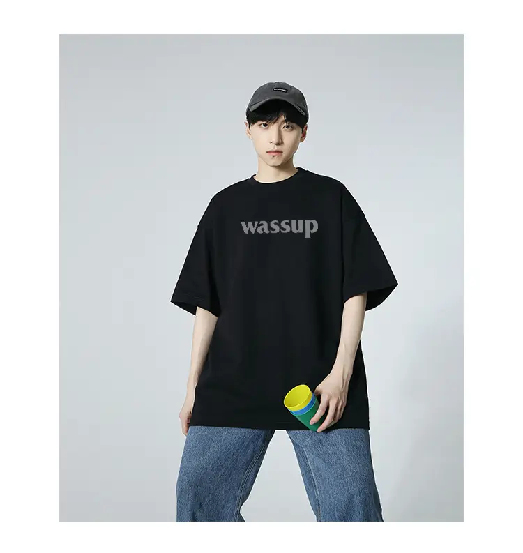 WASSUP HEODS Dark Green T-Shirt Men Women Heavy Cotton Loose — feature 18