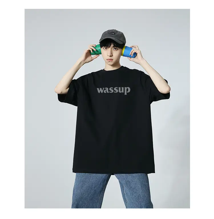 WASSUP HEODS Dark Green T-Shirt Men Women Heavy Cotton Loose — feature 19