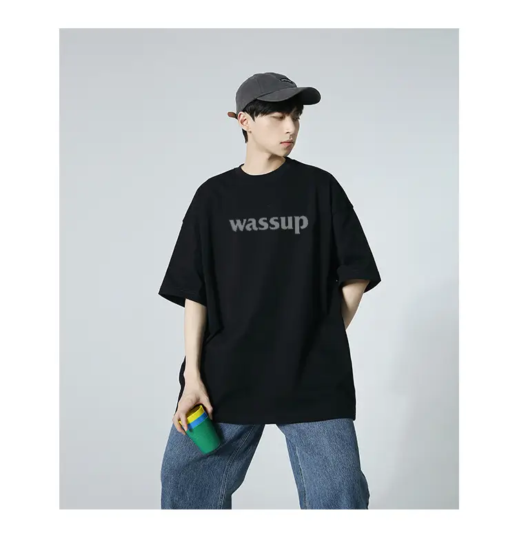 WASSUP HEODS Dark Green T-Shirt Men Women Heavy Cotton Loose — feature 20