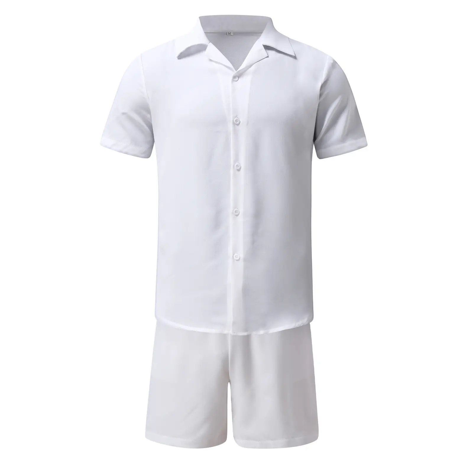 Men's Blue Hawaiian Short Sleeve Shirt & Shorts Set — feature 20