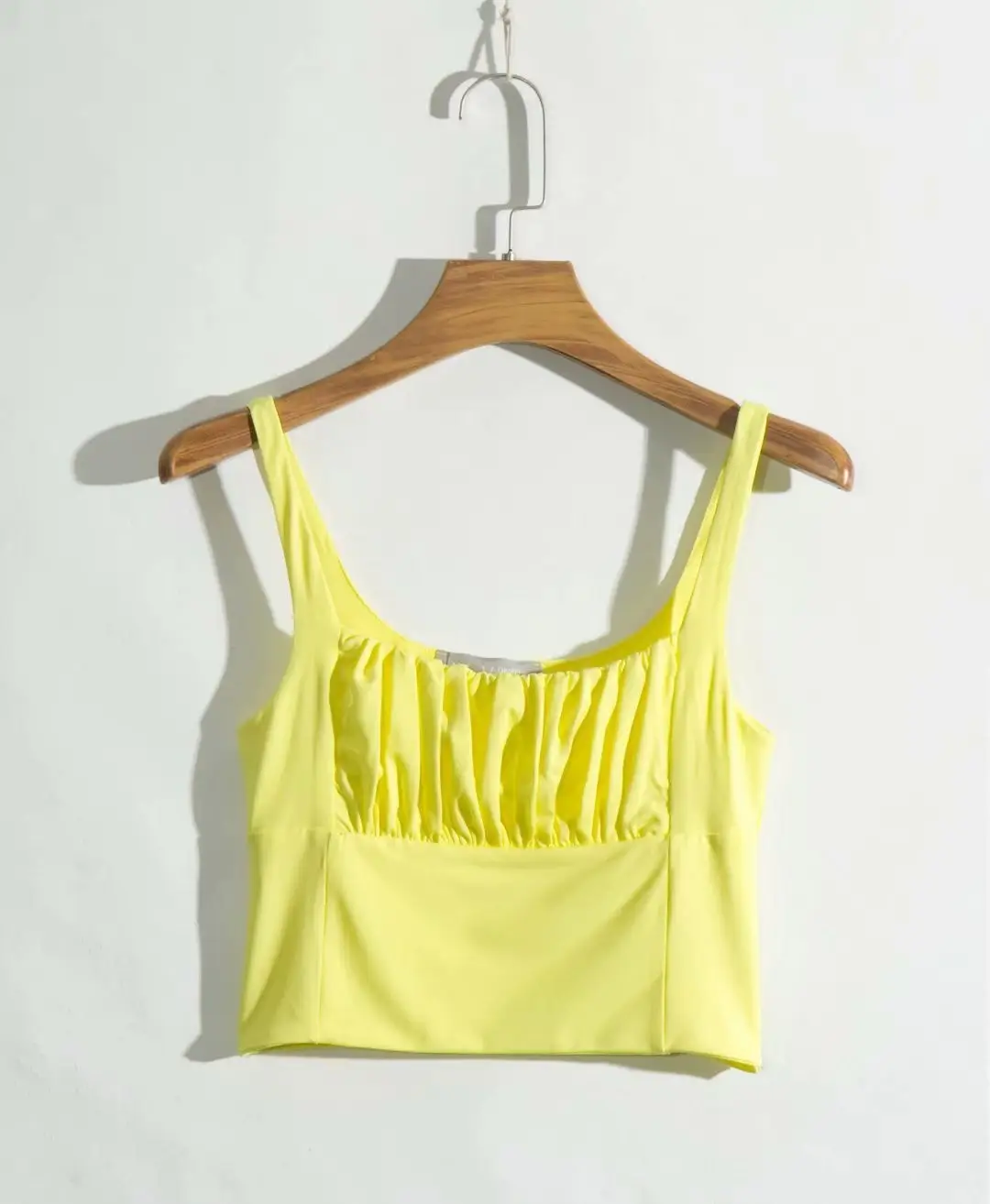 Black Pleated Camisole Women Summer 2023 - Image 9