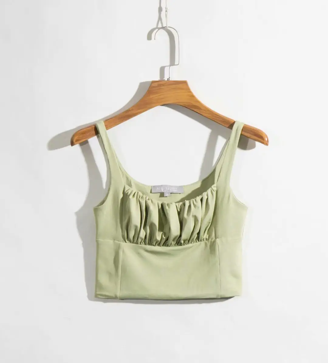 Black Pleated Camisole Women Summer 2023 - Image 4