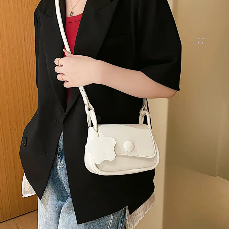 Women Crossbody Bag White Green 2026 Summer - Image 6