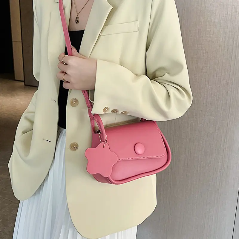 Women Crossbody Bag White Green 2026 Summer - Image 8