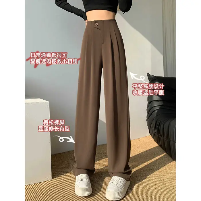 High-Waisted Wide-Leg Pants for Women 2025 - Image 4