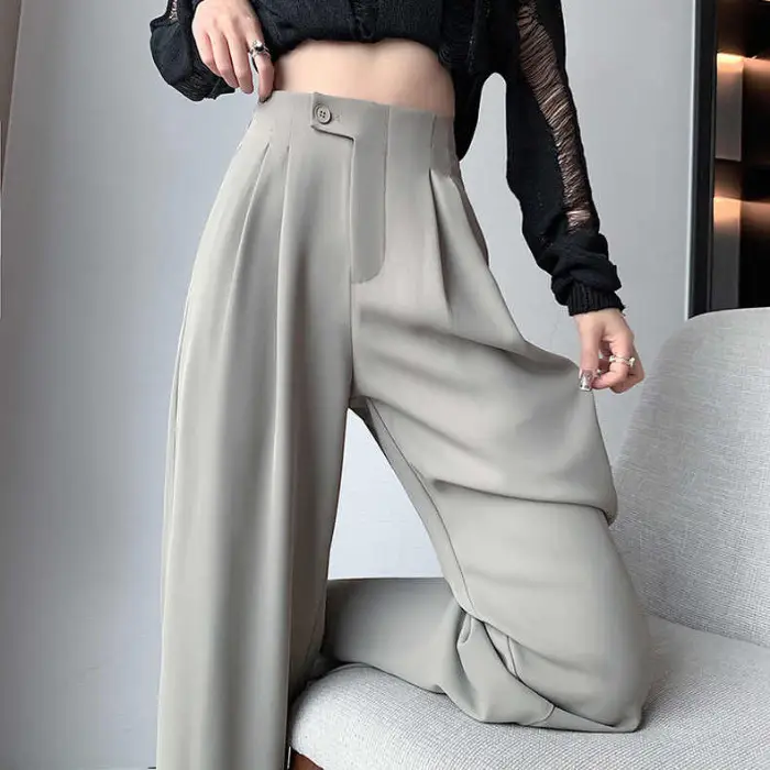 High-Waisted Wide-Leg Pants for Women 2025 - Image 5