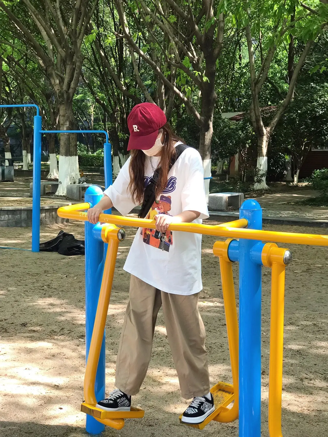 Women American Style Retro Print T-Shirt Loose Oversize Summer — feature 3