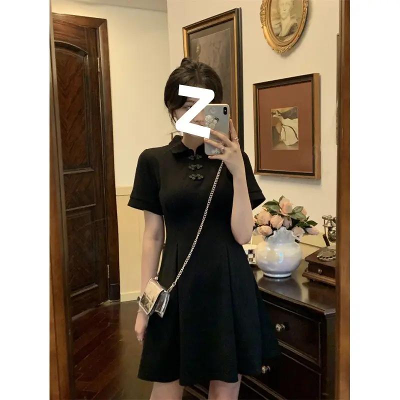 Summer New Women's Plus Size Hepburn Style Dress