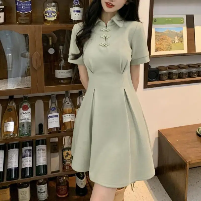 Summer New Women's Plus Size Hepburn Style Dress