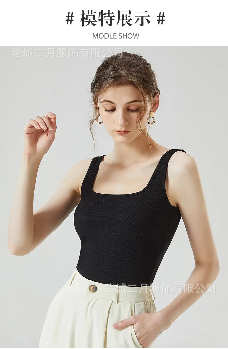 Women's Summer Camisole Bra with Chest Pad Sun Protective — feature 20
