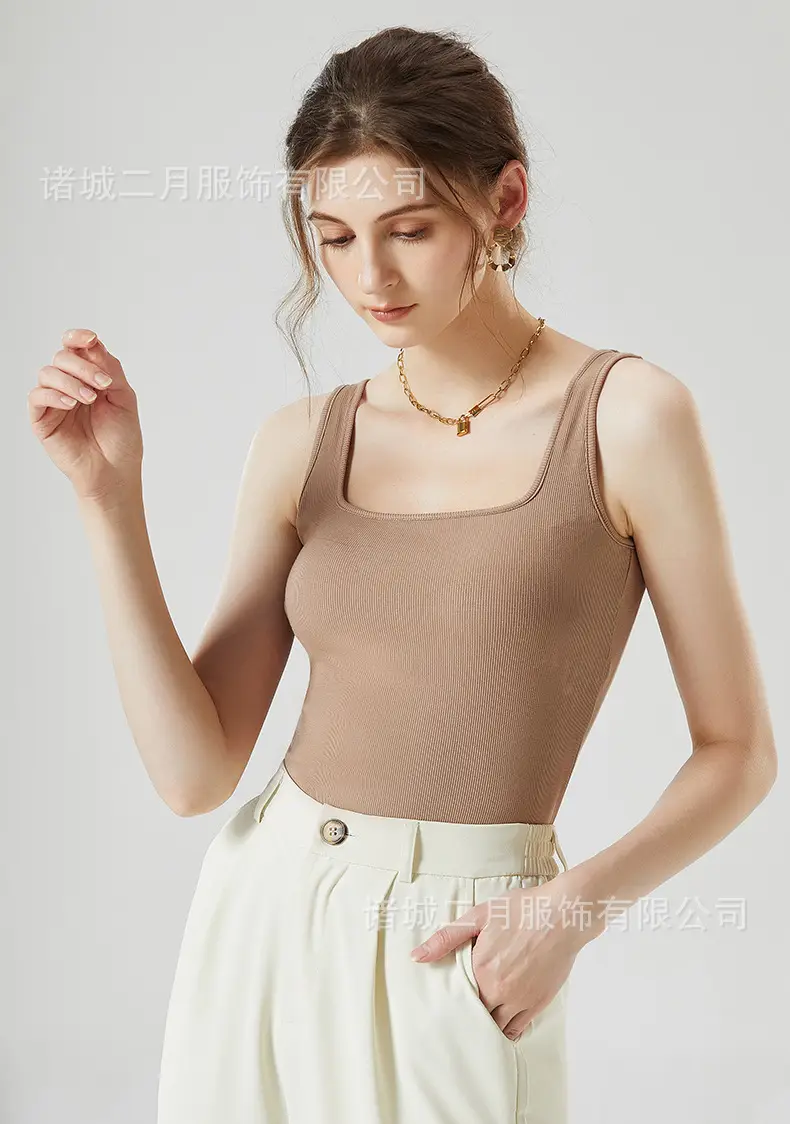 Women's Summer Camisole Bra with Chest Pad Sun Protective — feature 26