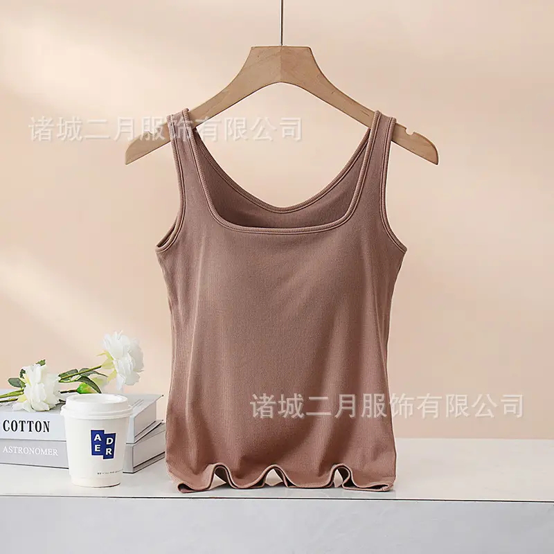Women's Summer Camisole Bra with Chest Pad Sun Protective