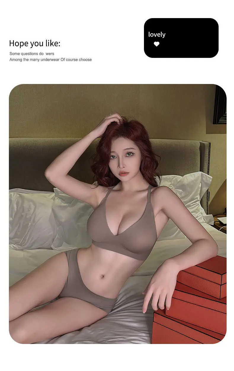 Expanded Seamless Intimates for Women with Small Breasts, Push-Up, Large U-Shaped Cross-Over Back-Beautiful Summer Thin Invisible Backless Bra — feature 20