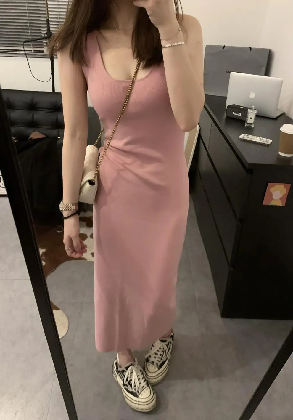 Pink Sleeveless Vest Dress with Long Skirt 2025 — feature 19