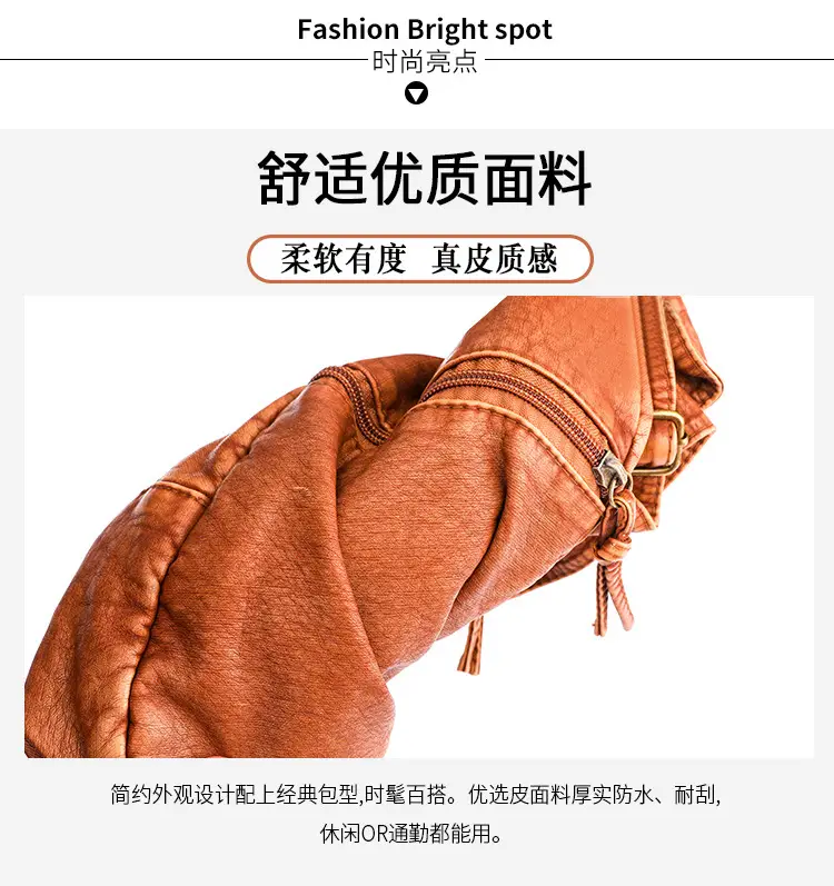 Blue Quilted Women's Chest Bag 2023 New Korean Style — feature 8