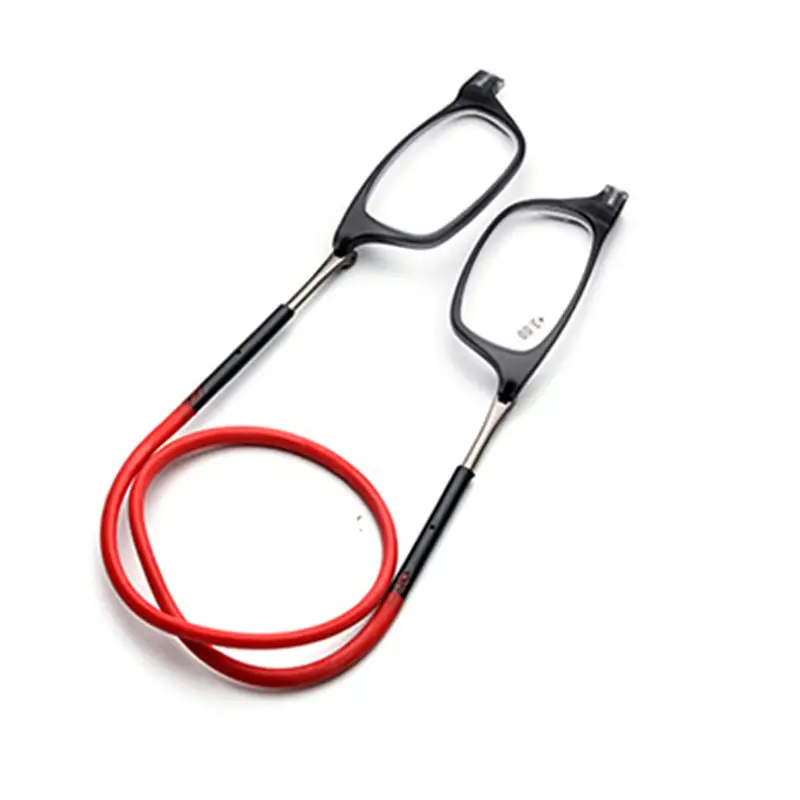 TR90 new folding neck reading glasses HD resin fashion magic magnet reading glasses men and women — feature 1