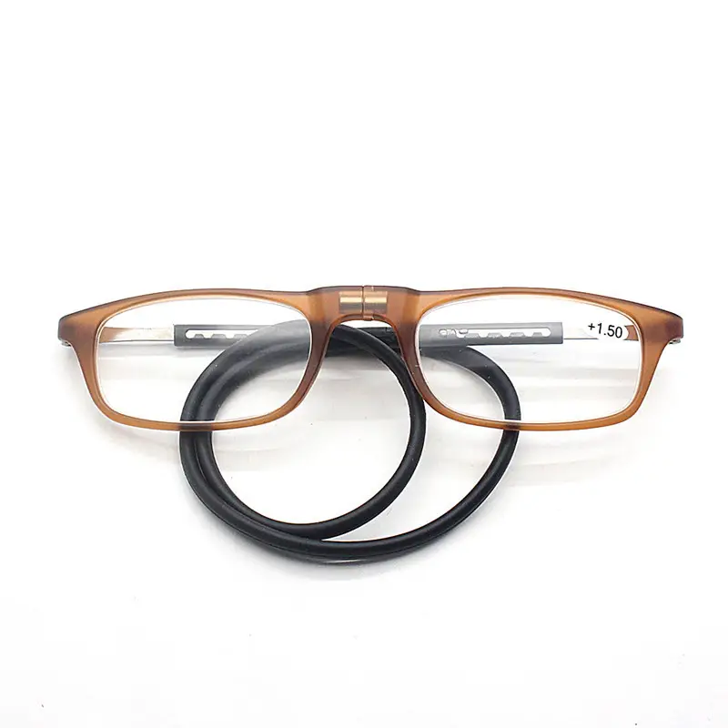 TR90 new folding neck reading glasses HD resin fashion magic magnet reading glasses men and women — feature 6