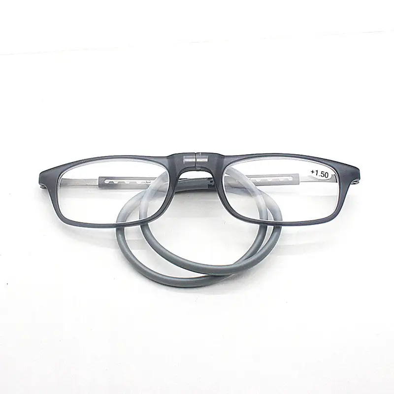 TR90 new folding neck reading glasses HD resin fashion magic magnet reading glasses men and women — feature 7