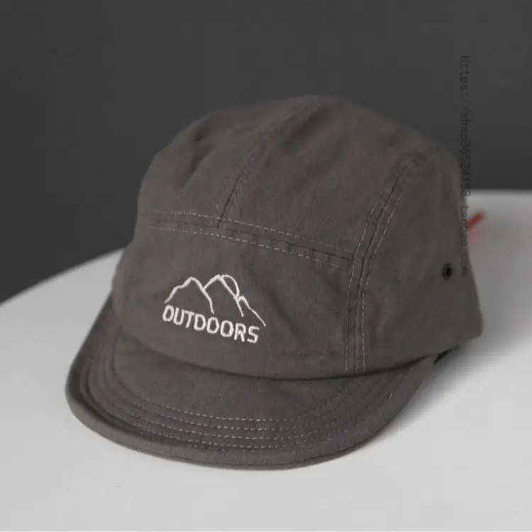 Japanese Style Blue Embroidered Baseball Cap for Men - Image 9