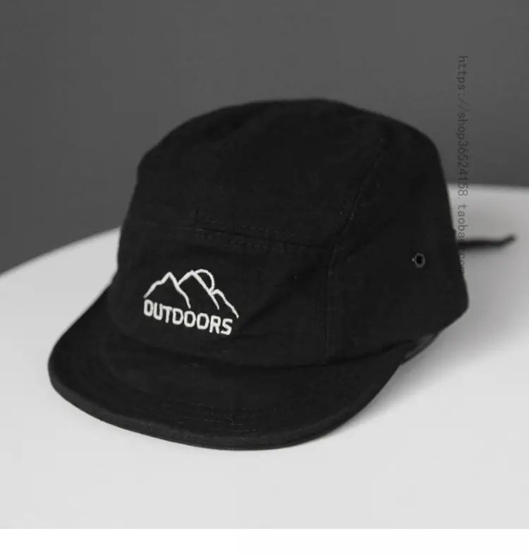 Japanese Style Blue Embroidered Baseball Cap for Men — feature 3