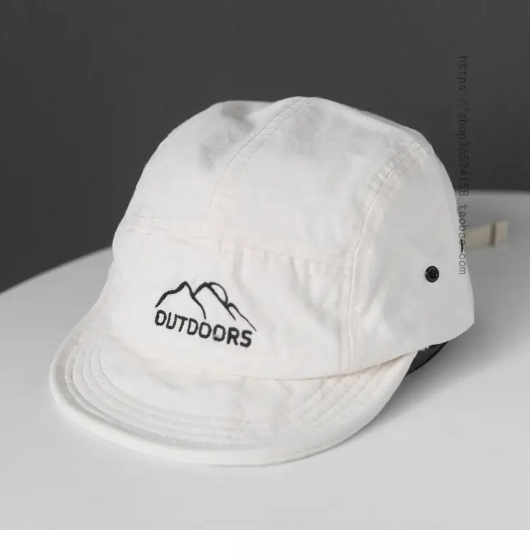 Japanese Style Blue Embroidered Baseball Cap for Men — feature 4