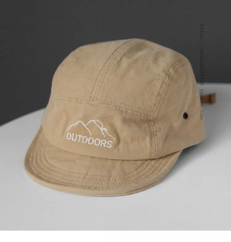 Japanese Style Blue Embroidered Baseball Cap for Men — feature 5