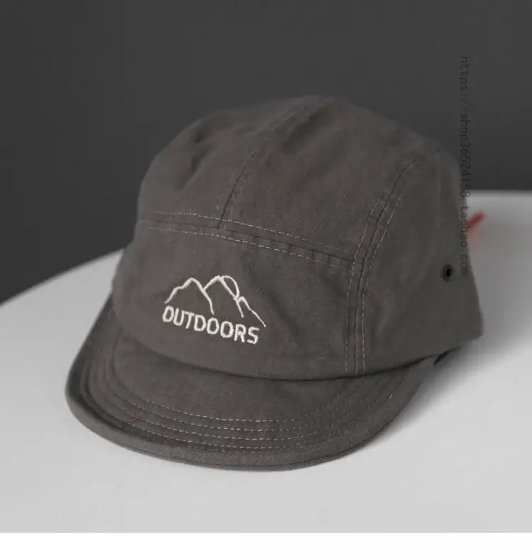 Japanese Style Blue Embroidered Baseball Cap for Men — feature 6