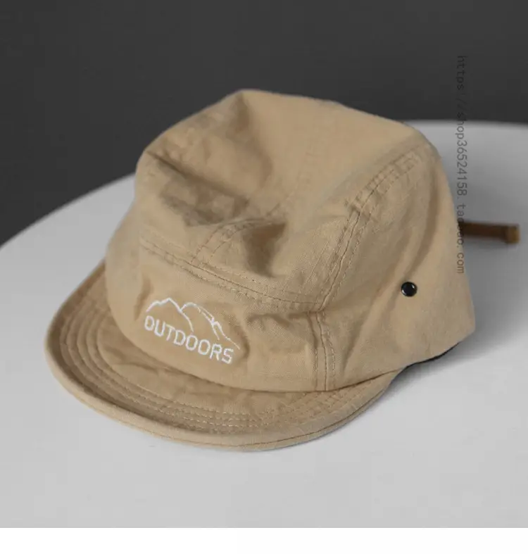 Japanese Style Blue Embroidered Baseball Cap for Men — feature 9