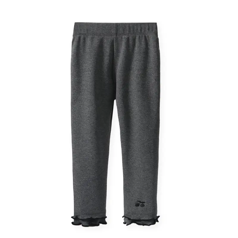 Girls Grey Elastic Leggings Spring Autumn High Waist - Image 7