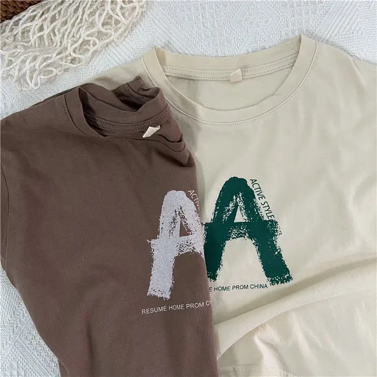 New Summer Kids T-shirt Short Sleeve Korean Style Base Shirt - Image 4