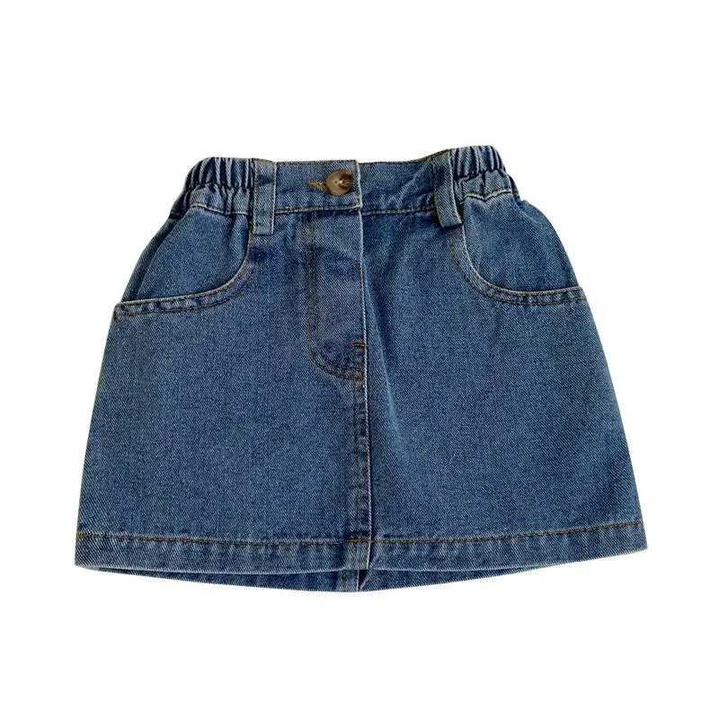 Girls Denim Shorts Short Skirt Baby Western Style - Image 6