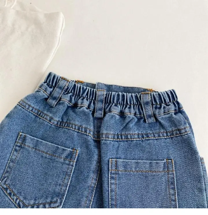 Girls Denim Shorts Short Skirt Baby Western Style — feature 11