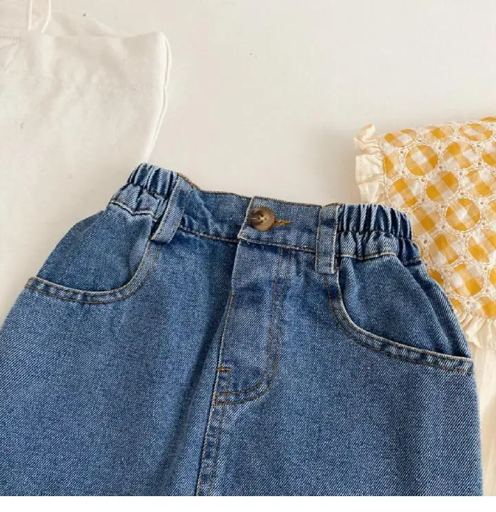 Girls Denim Shorts Short Skirt Baby Western Style — feature 14