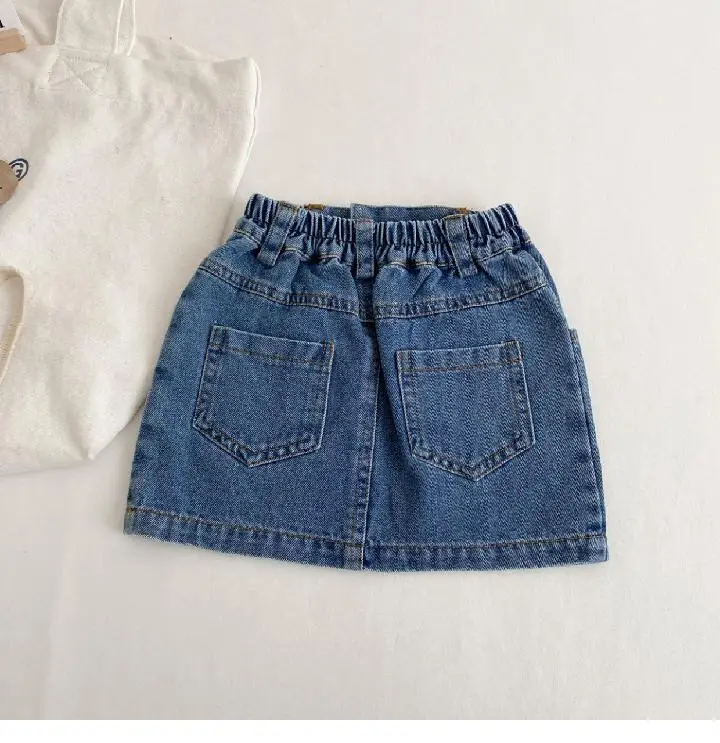 Girls Denim Shorts Short Skirt Baby Western Style — feature 7