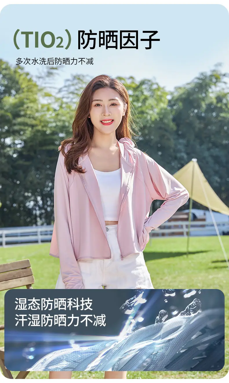 2025 Summer Hooded UV Jacket Light Purple 99.9% UVA — feature 4