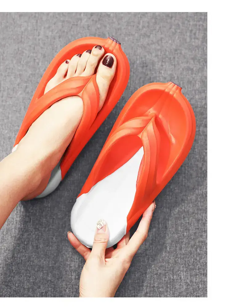 2023 Orange Flip Flops Non-slip Lightweight Sandals — feature 25