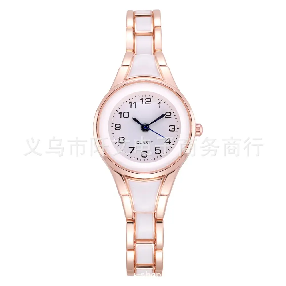 Women's Digital Watch Silver Steel Band Small Dial - Image 3