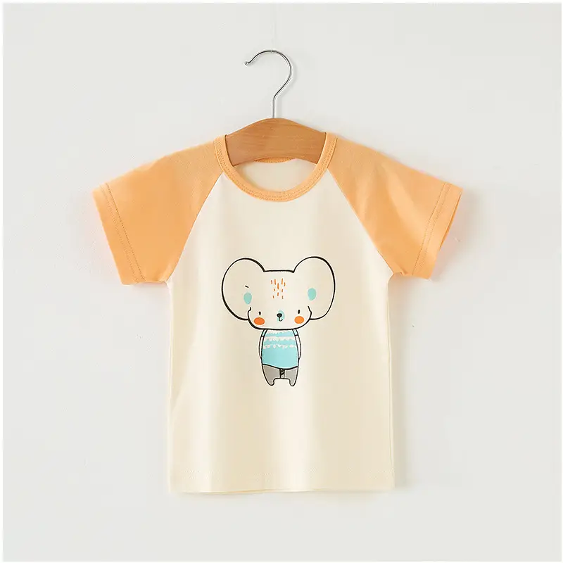 Boys Rainbow T-Shirt Summer Cotton Base - Image 3