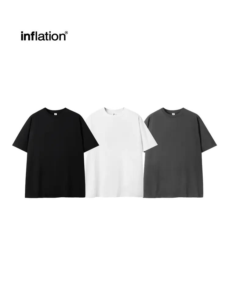 Black 2-Piece Cotton T-Shirt Set for Men Summer 2026
