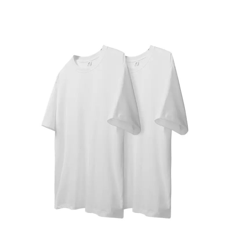 Black 2-Piece Cotton T-Shirt Set for Men Summer 2026