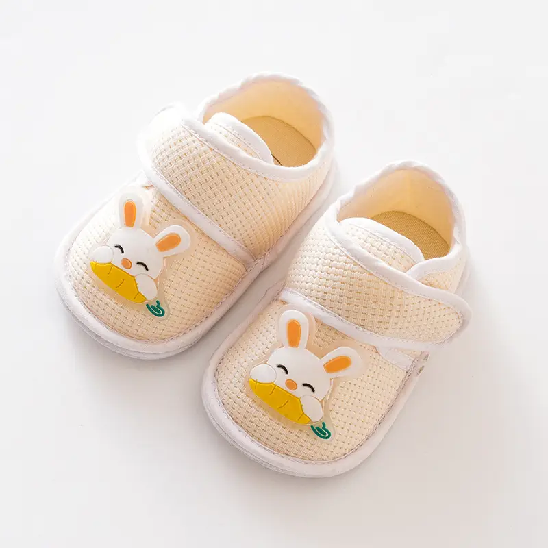 Baby Soft Slip-On Shoes Yellow Rabbit 0-6M