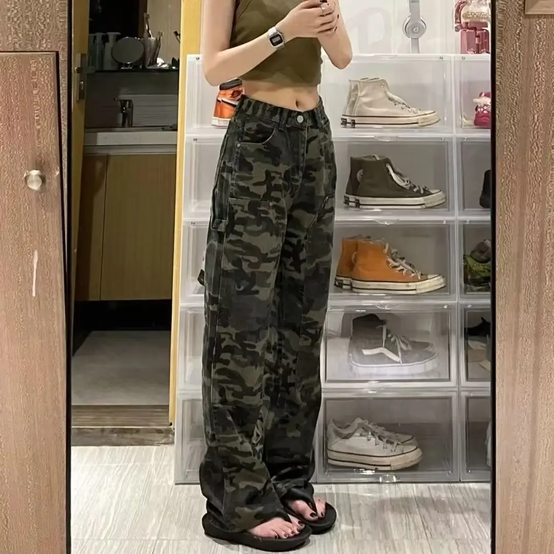 Men's American Style Camo Loose Fit Pants Summer Casual — feature 13