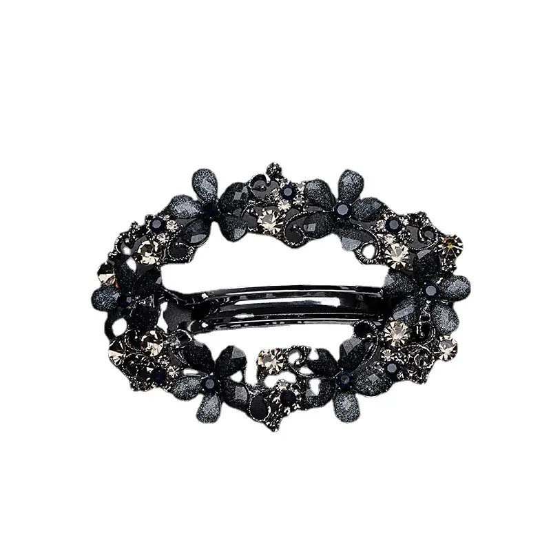 Retro Korean Hairpin with Pink & Blue Beads - Image 11
