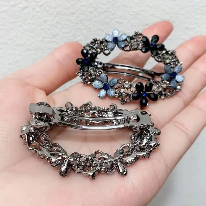 Retro Korean Hairpin with Pink & Blue Beads — feature 9