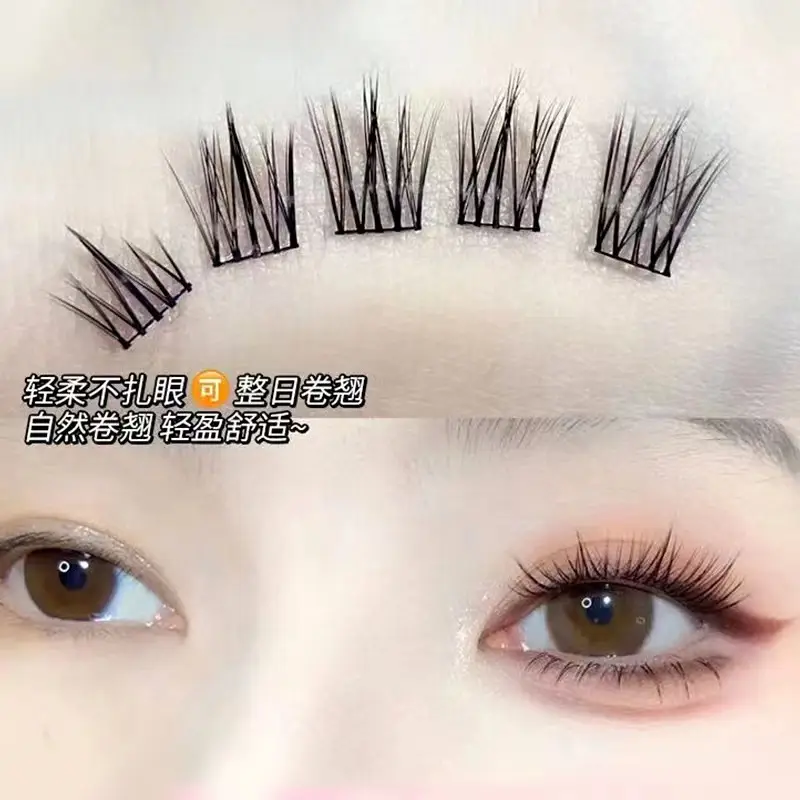 Black Eyelashes 120 Lazy Sunflower Natural Curling - Image 4