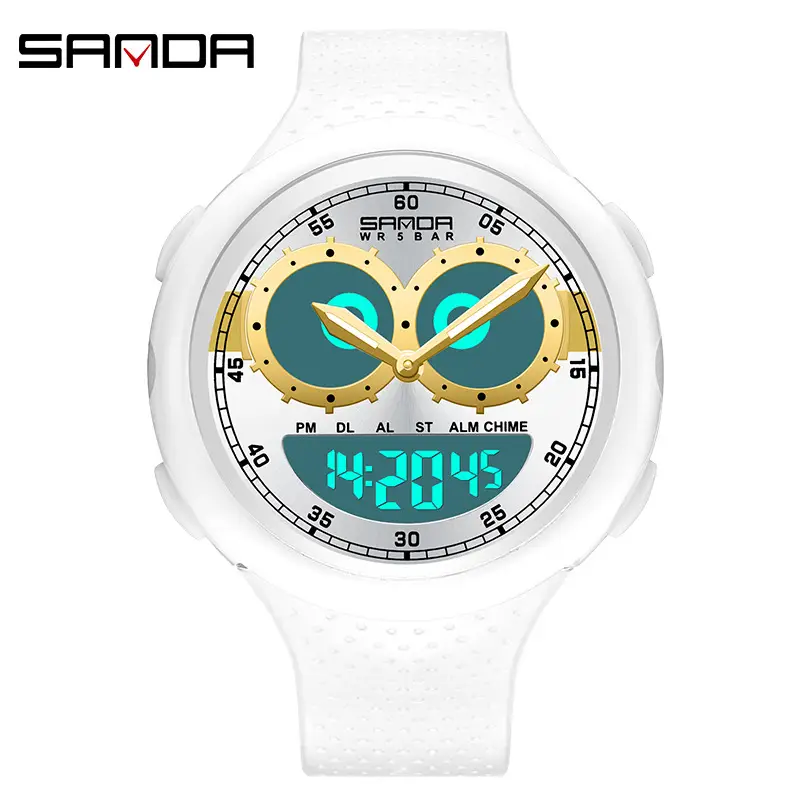 Sanda Dual Display Alarm Clock Watch for Teens - Image 6